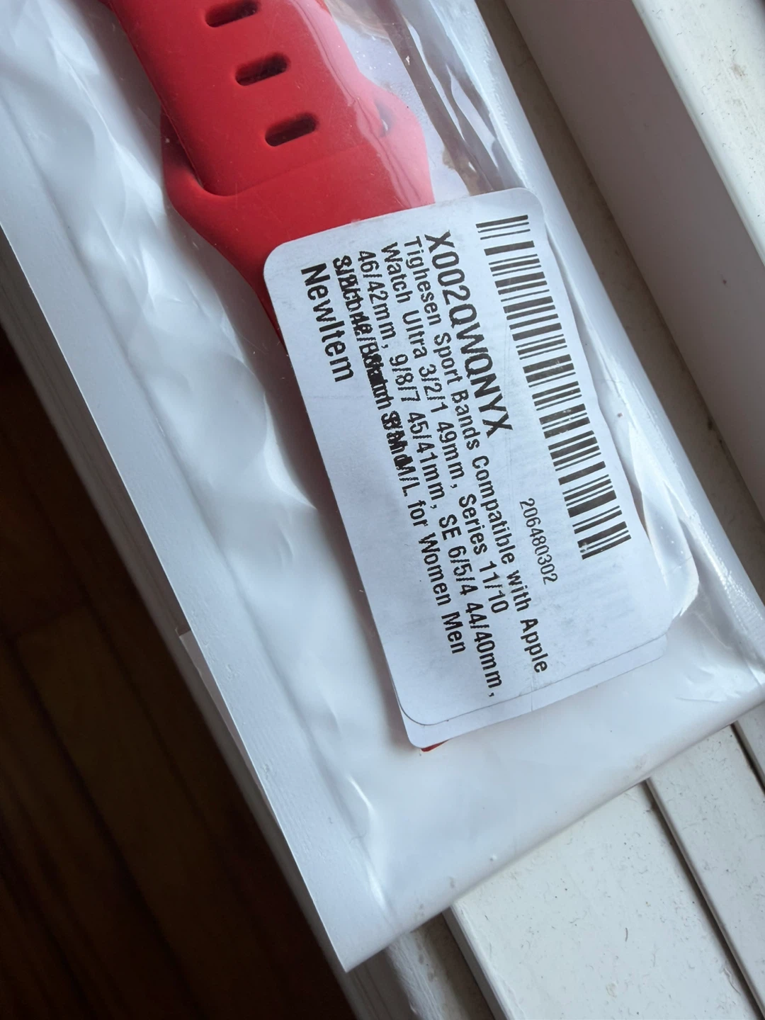 Red Sport Band for Apple Watch 38/40mm/41mm - photo 2