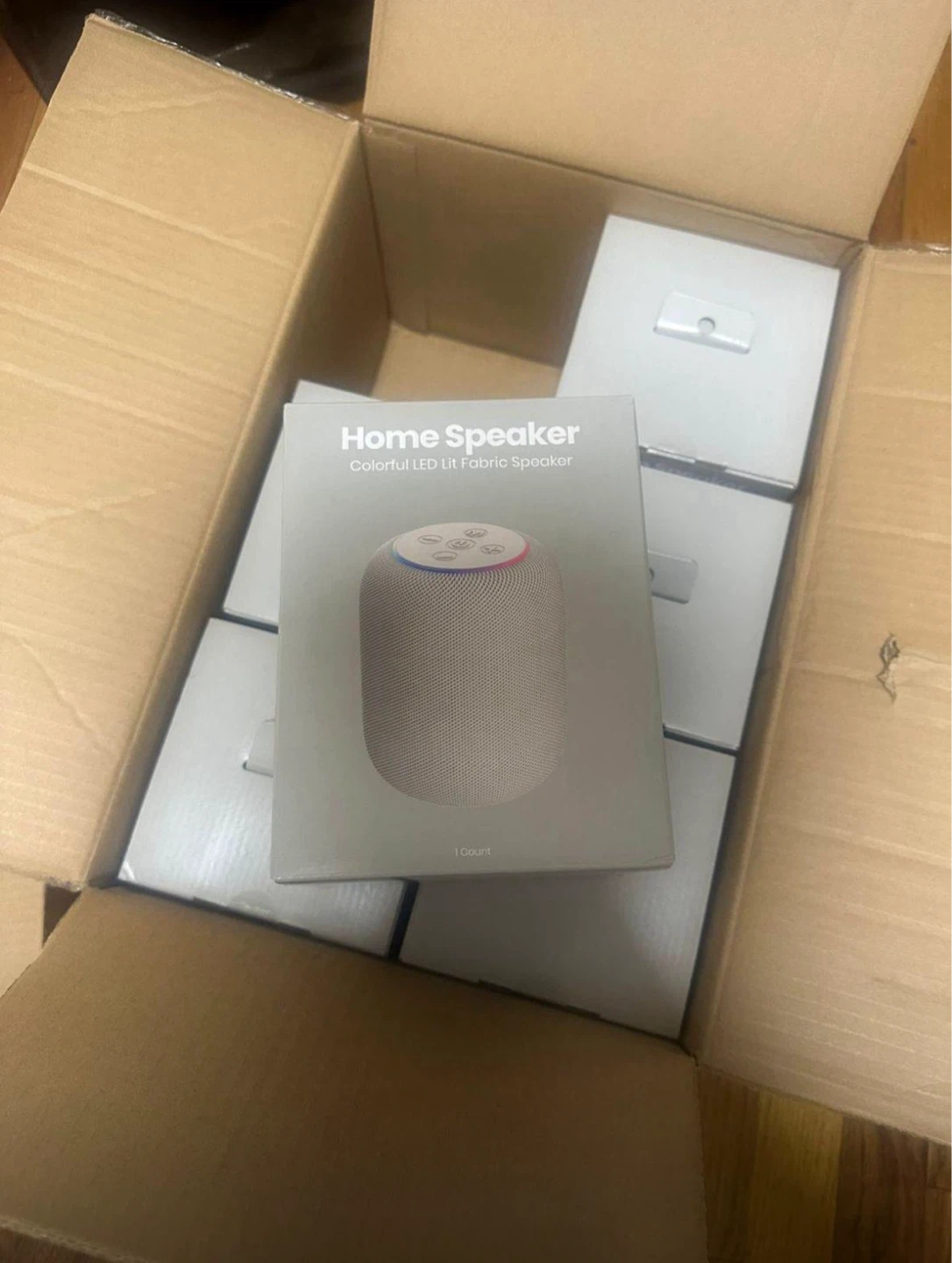 Home Speaker Colorful Led Lit Fabric Speaker - photo 4