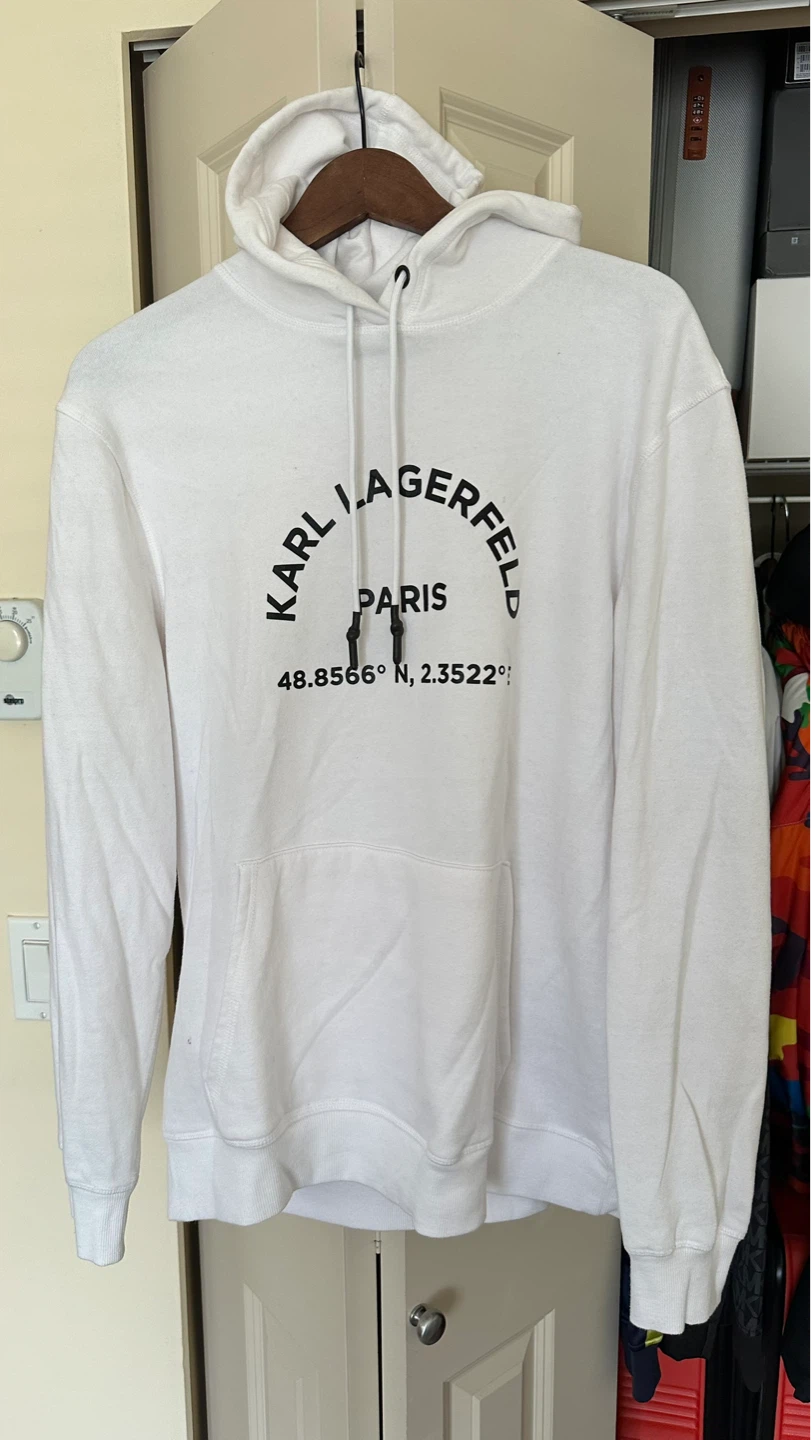 Karl Lagerfeld Paris White Hoodie