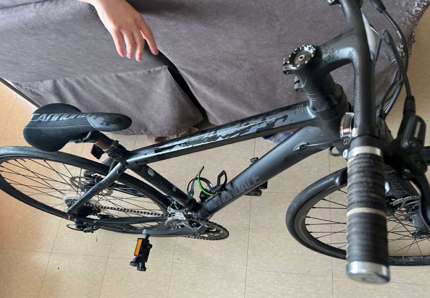 Cannondale titanium alloy bike