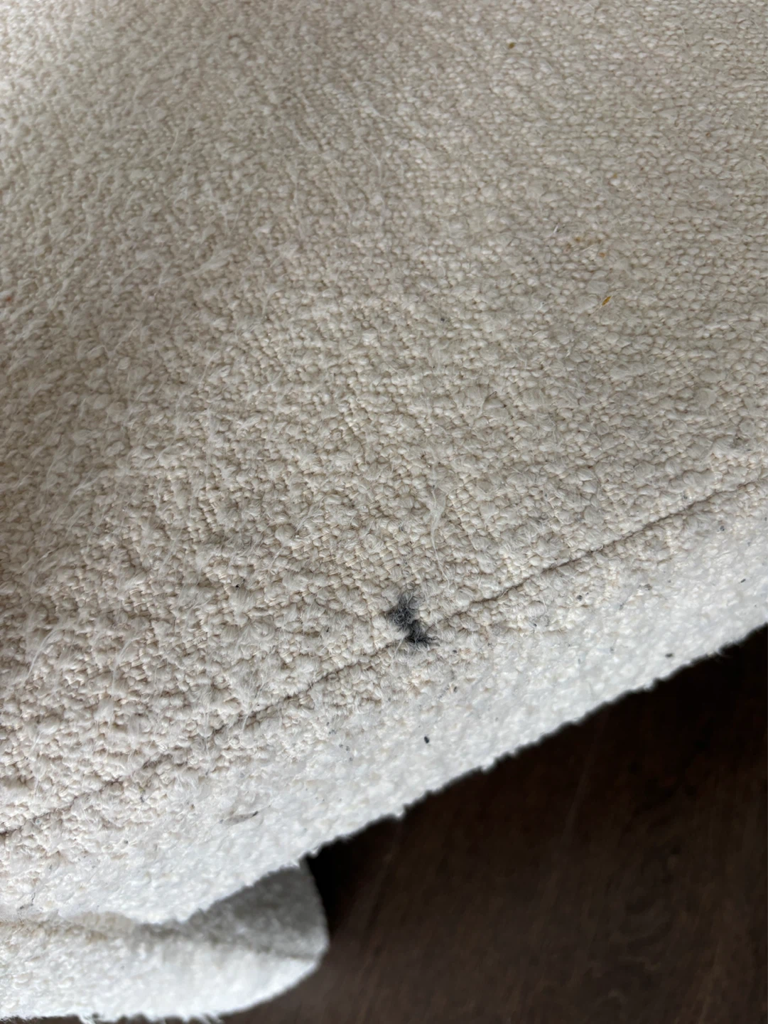 Cream Bouclé Accent Chair - photo 2