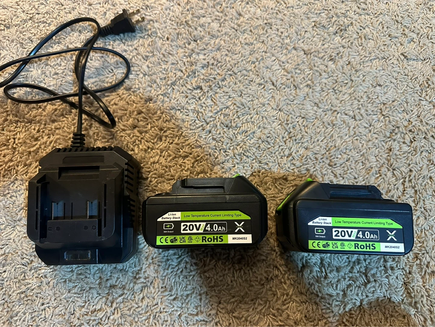 20V 4.0 Li-ion Battery Packs with Charger compatible with Makita - photo 3