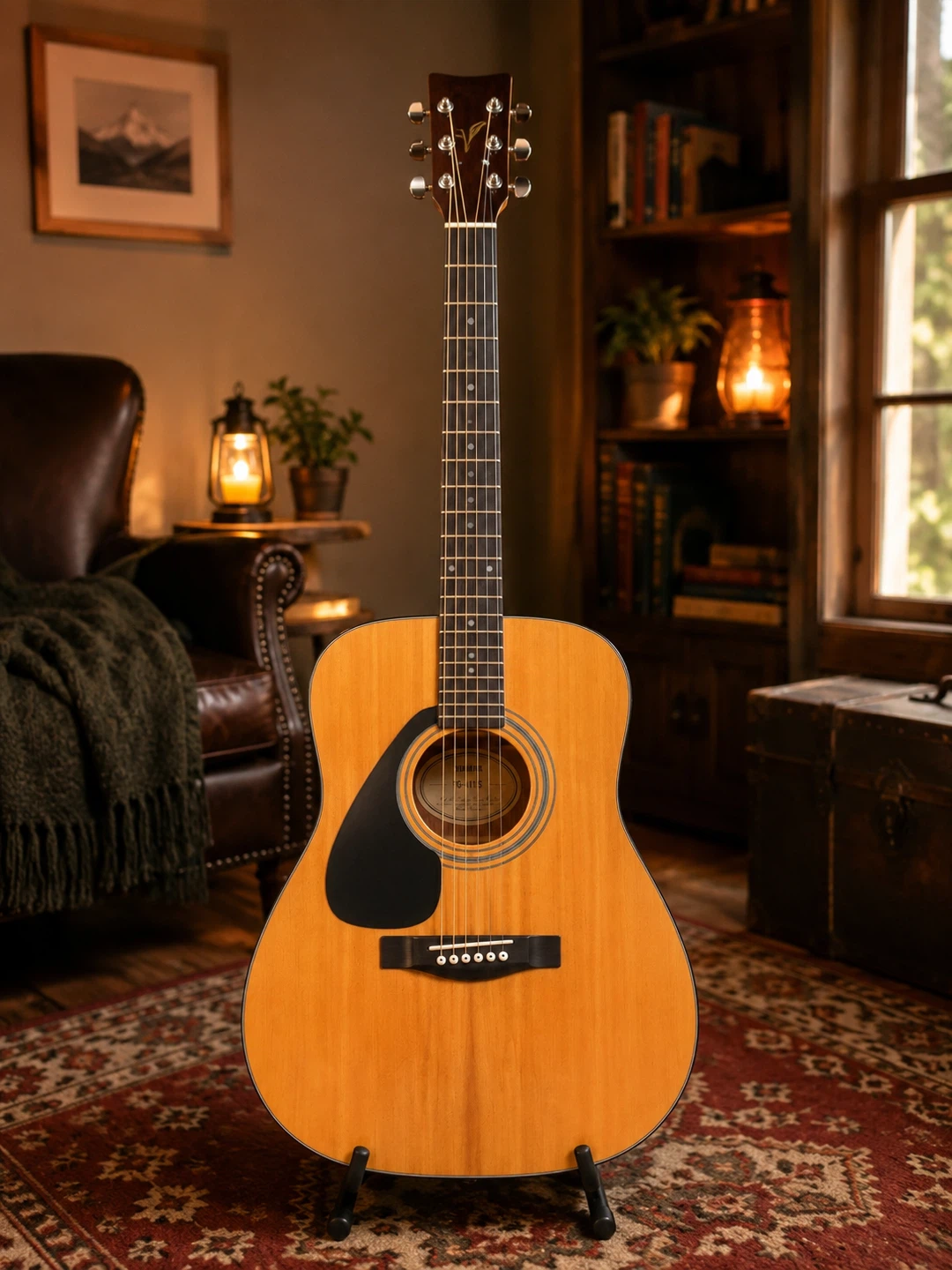 Yamaha FG411S Acoustic Guitar with Case - photo 4