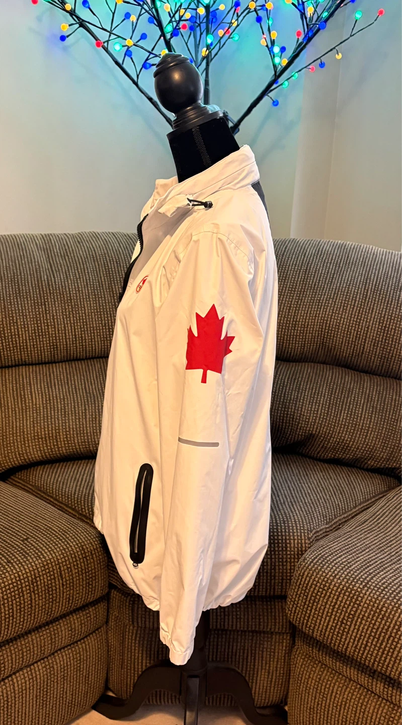 ✨✨HBC White Canada Olympic Track Jacket - photo 4