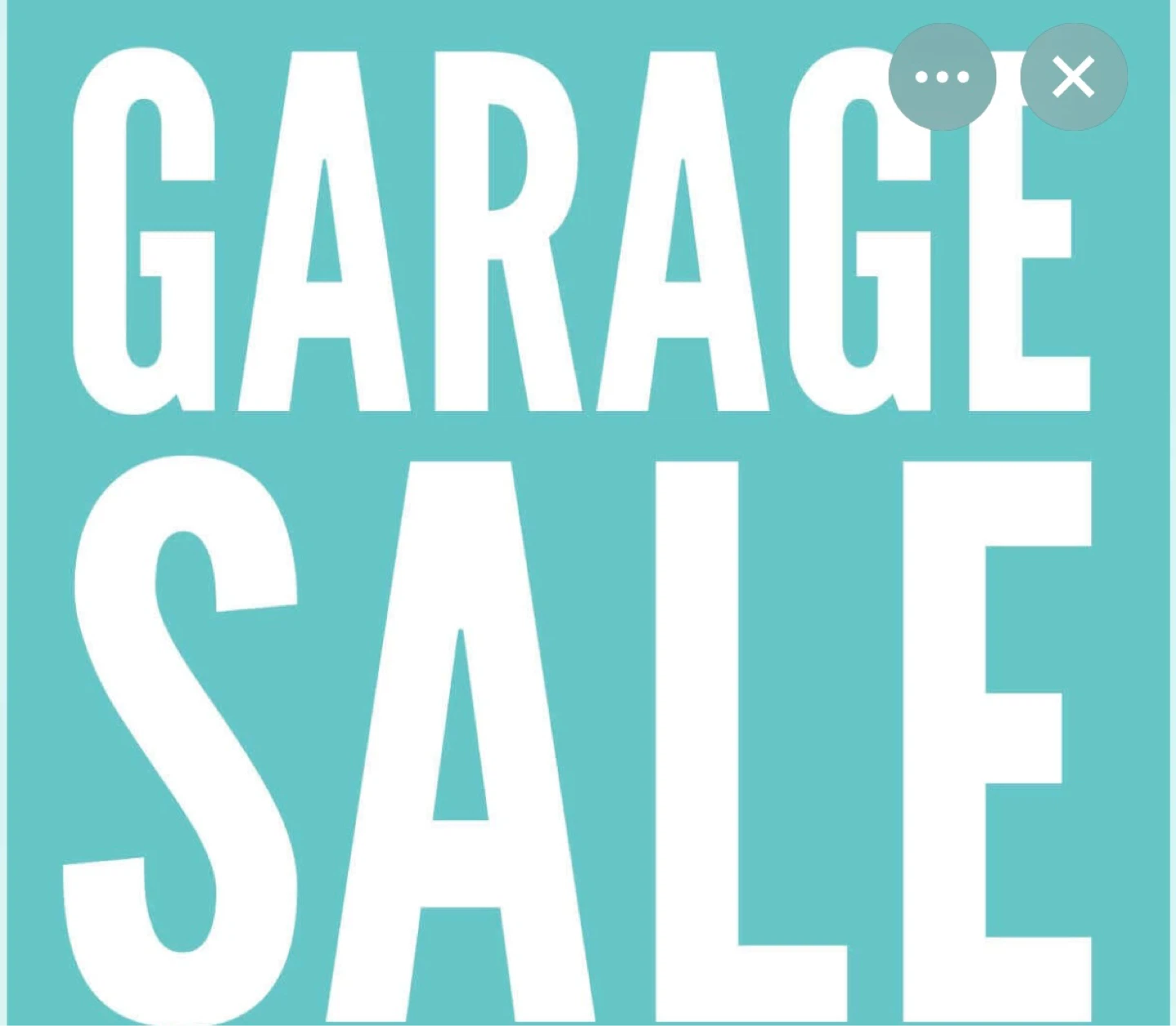 Garage Sale