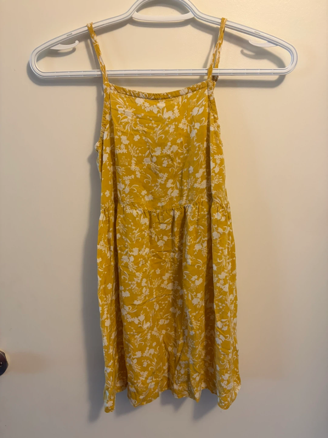 Girls Old Navy Yellow Floral Dress