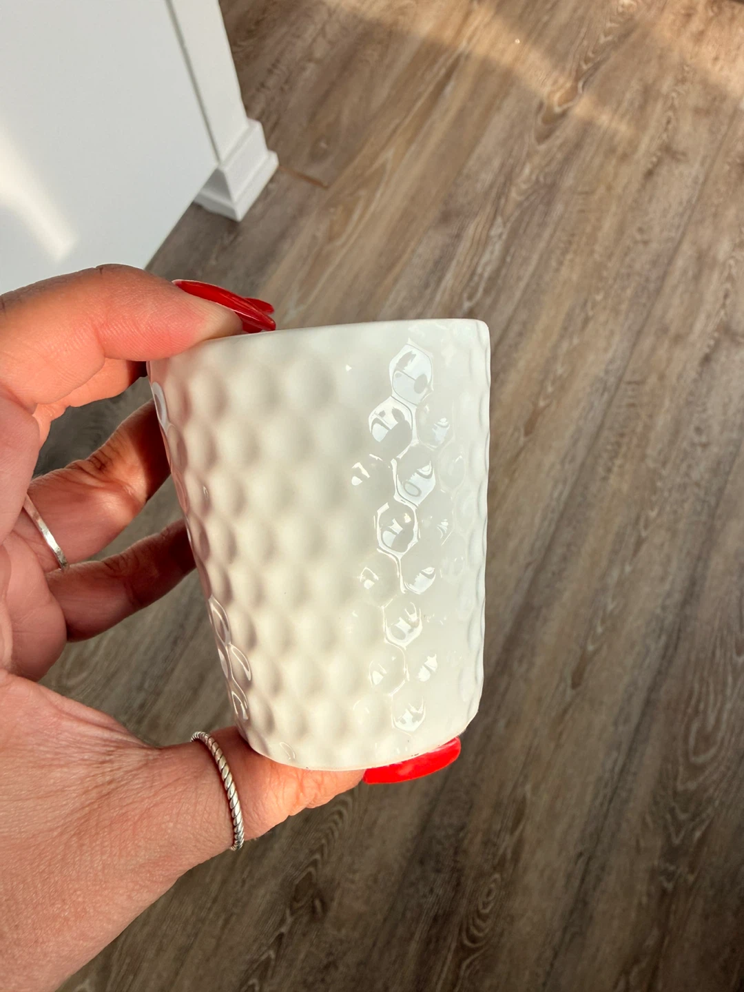White small Ceramic Planters (Set of 2) - photo 2
