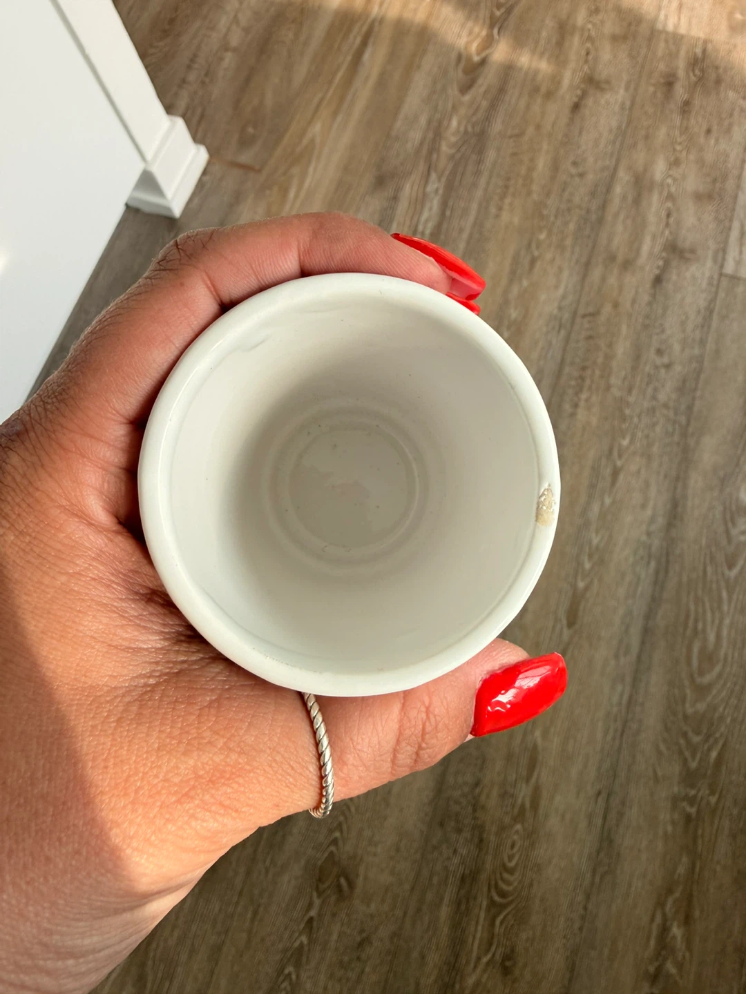White small Ceramic Planters (Set of 2) - photo 5