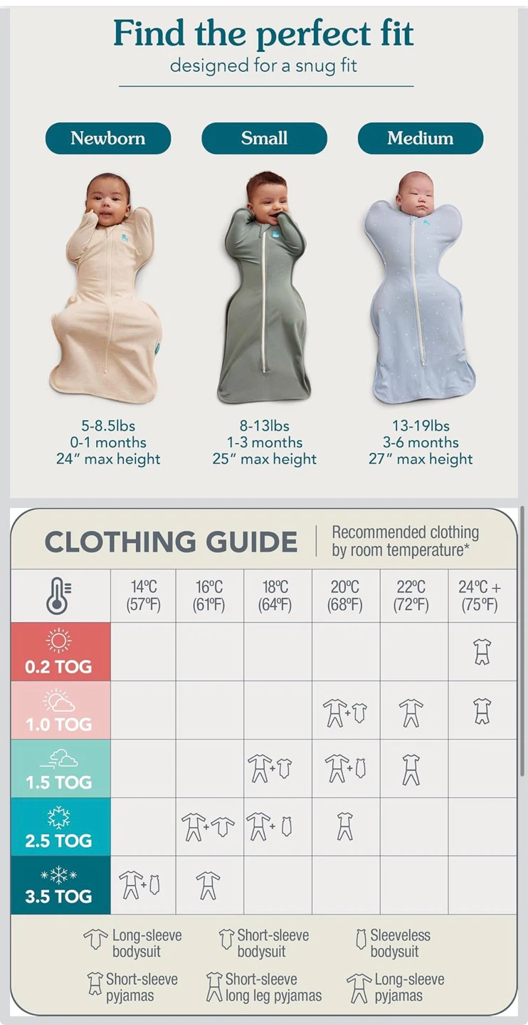 NEW Love to Dream Swaddle UP Baby Sleep Sack, 1.5 TOG 3-6 Mos - photo 3