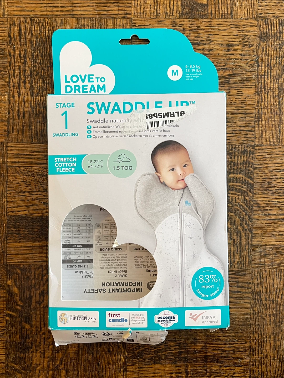 NEW Love to Dream Swaddle UP Baby Sleep Sack, 1.5 TOG 3-6 Mos - photo 4