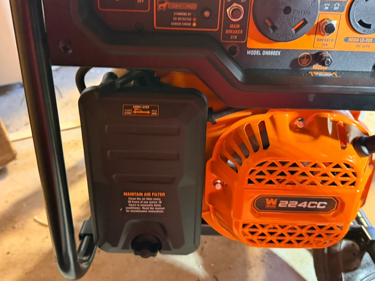 WEN 5600W Surge / 4500W Rated Portable Generator - photo 2