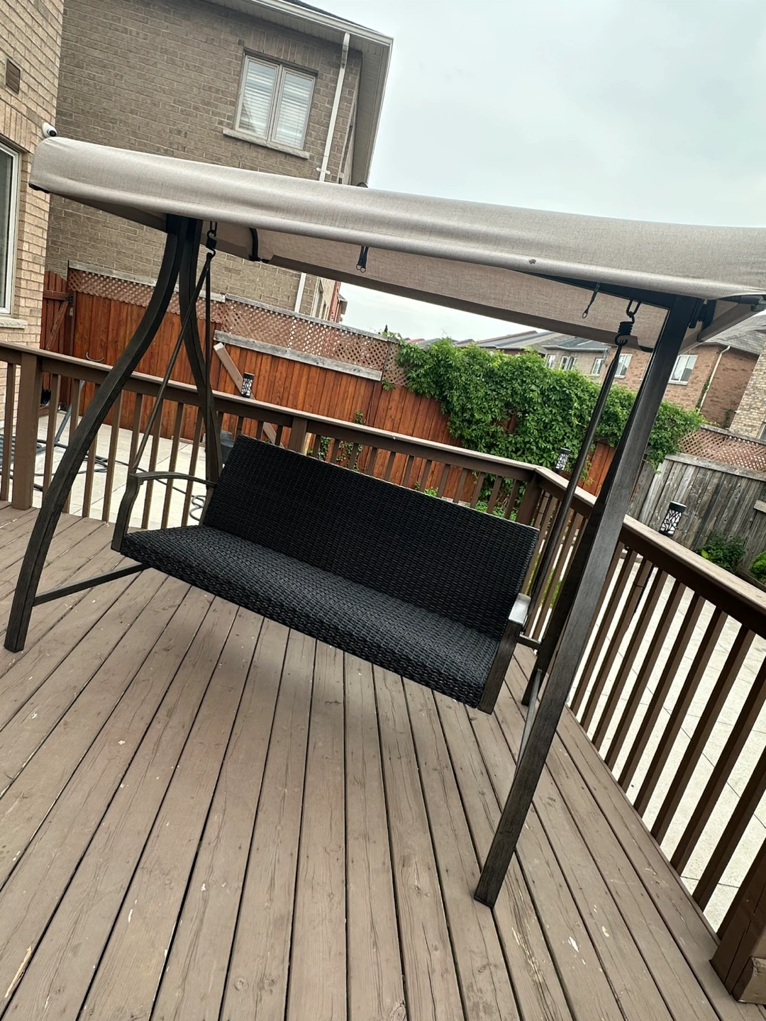 Outdoor Patio Swing with Canopy - photo 3
