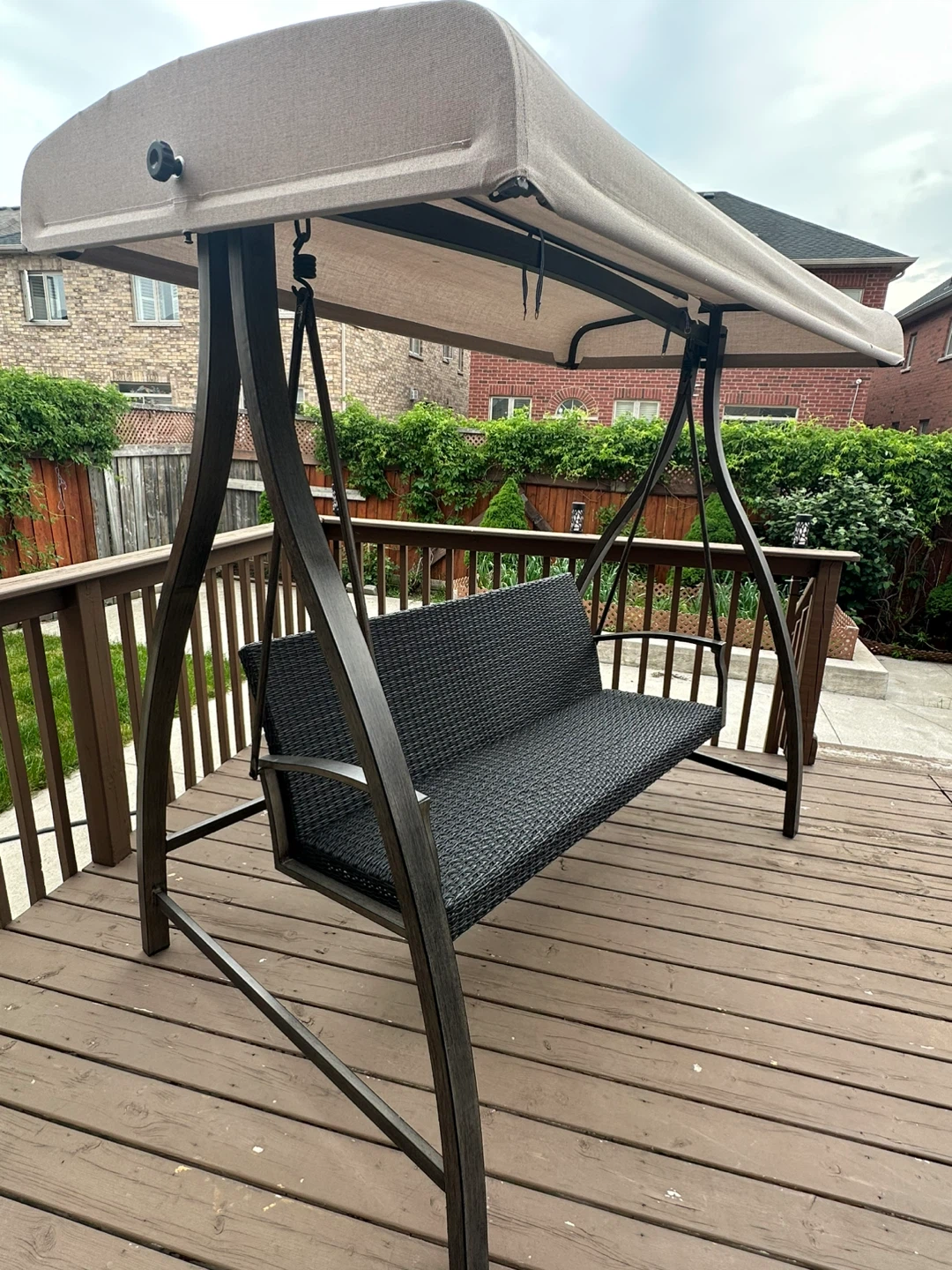 Outdoor Patio Swing with Canopy - photo 2