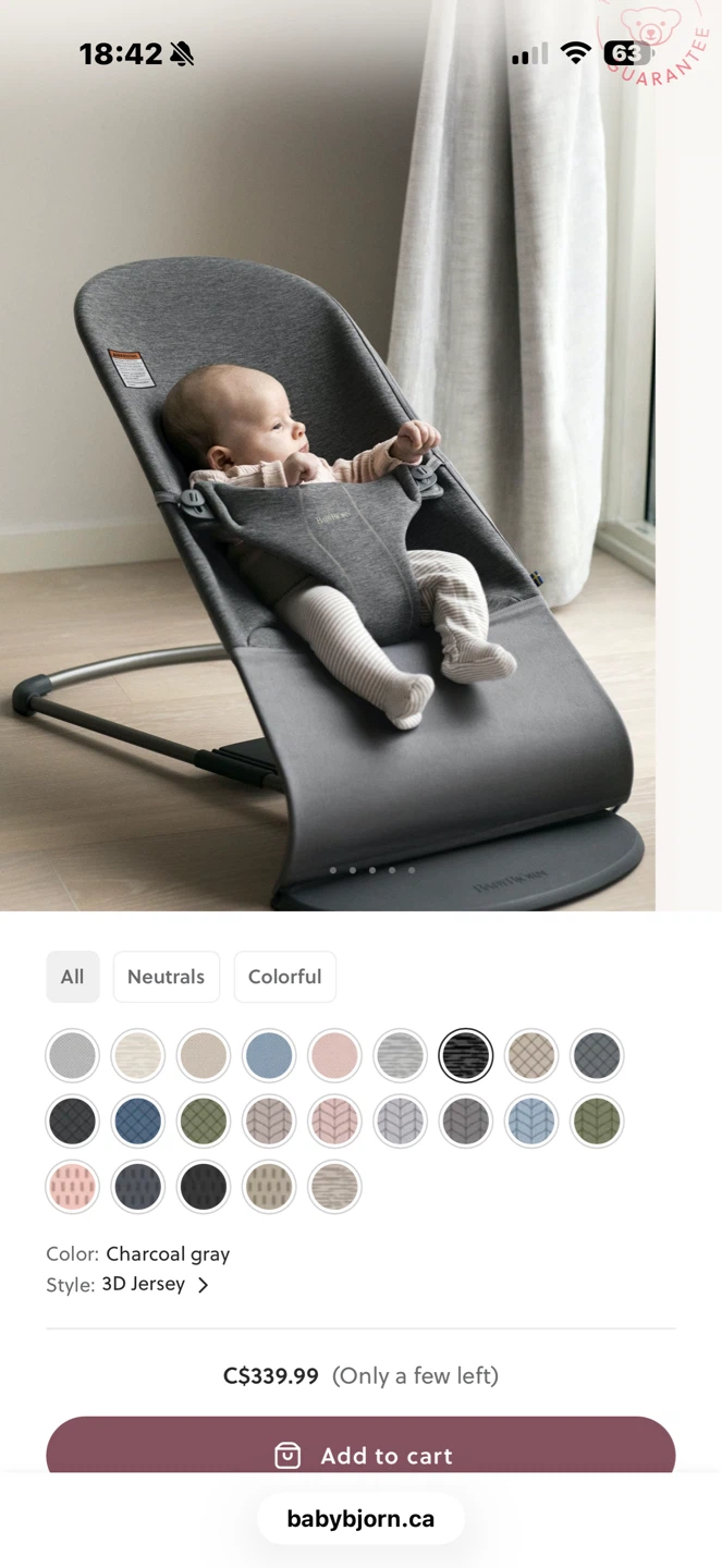 BabyBjörn Bouncer Balance Soft
