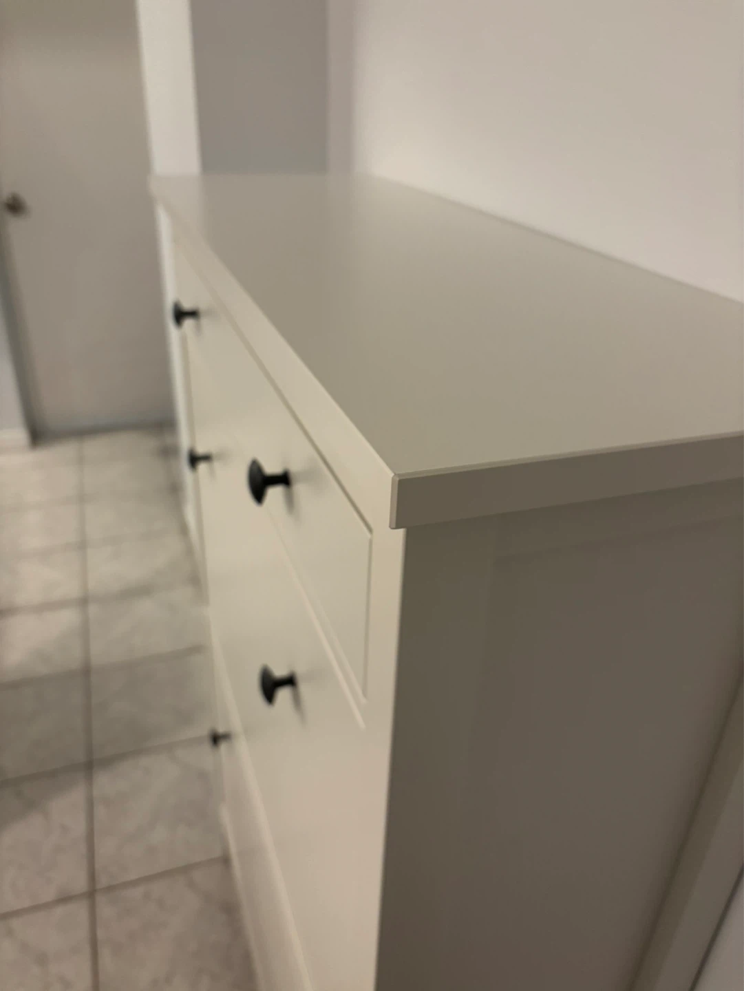 White Shoe Cabinet with Drawer - photo 3
