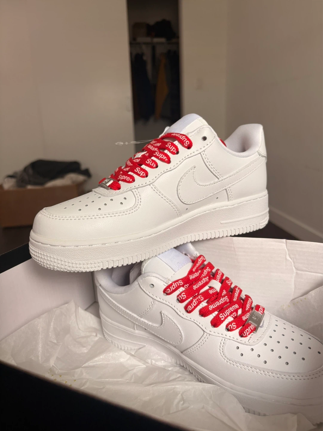 Supreme x Nike Air Force 1 Low White