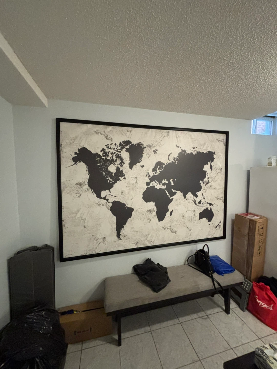 Framed World Map Wall Art - photo 3