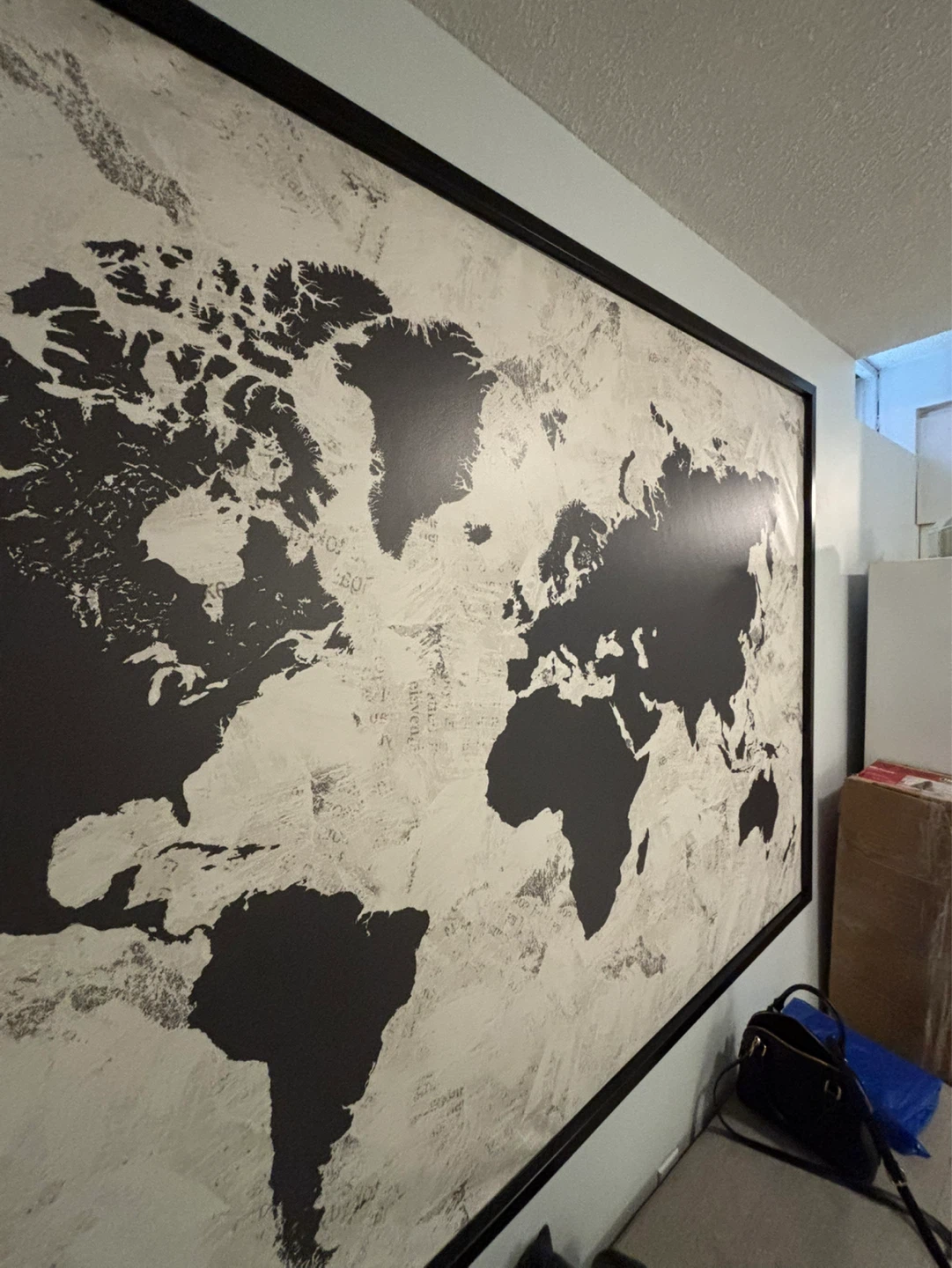 Framed World Map Wall Art - photo 2