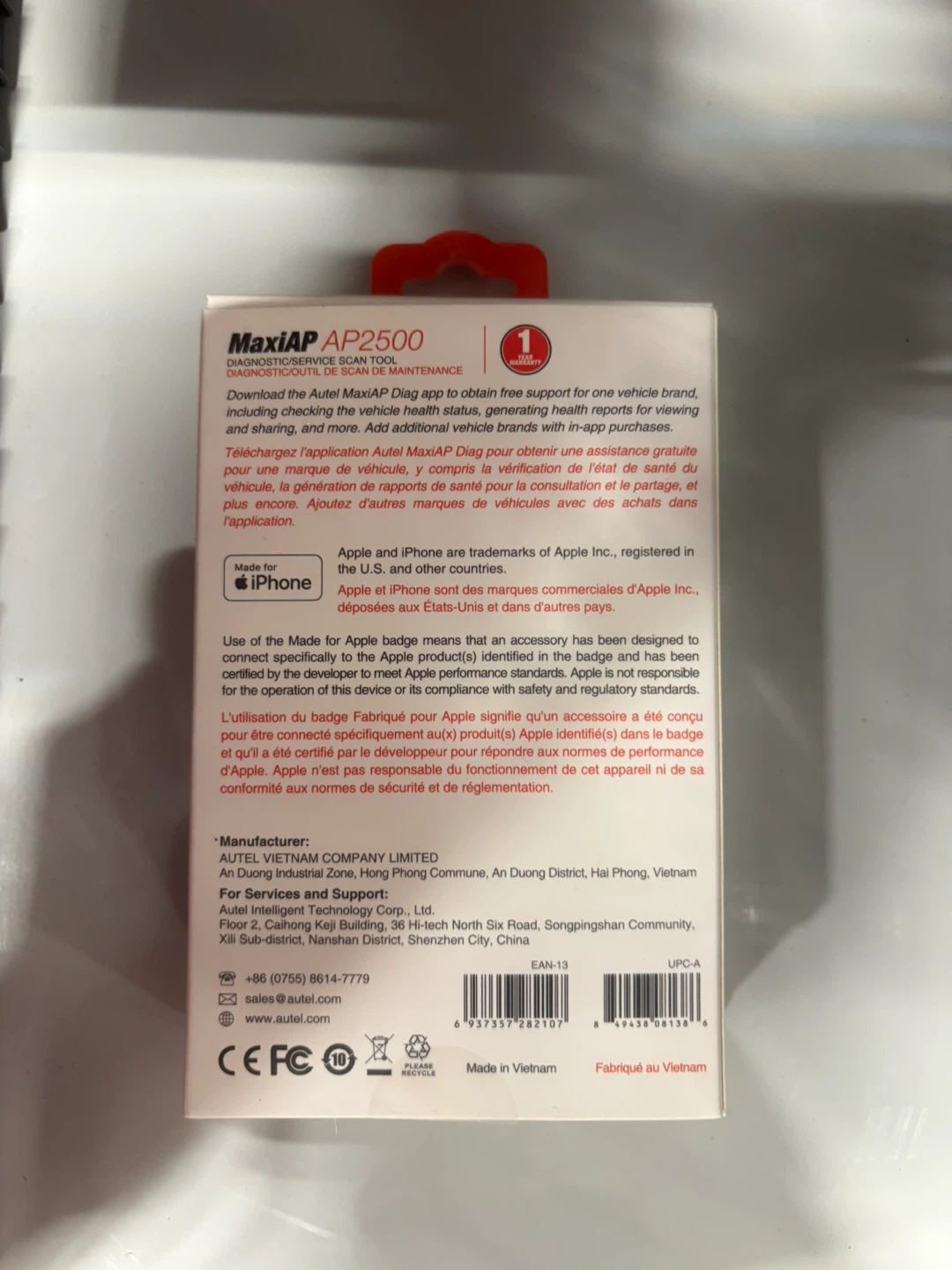 Autel MaxiAP AP2500 Diagnostic Scan Tool - photo 2