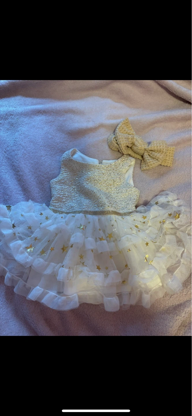 Baby Girl Tutu Dress with Headband