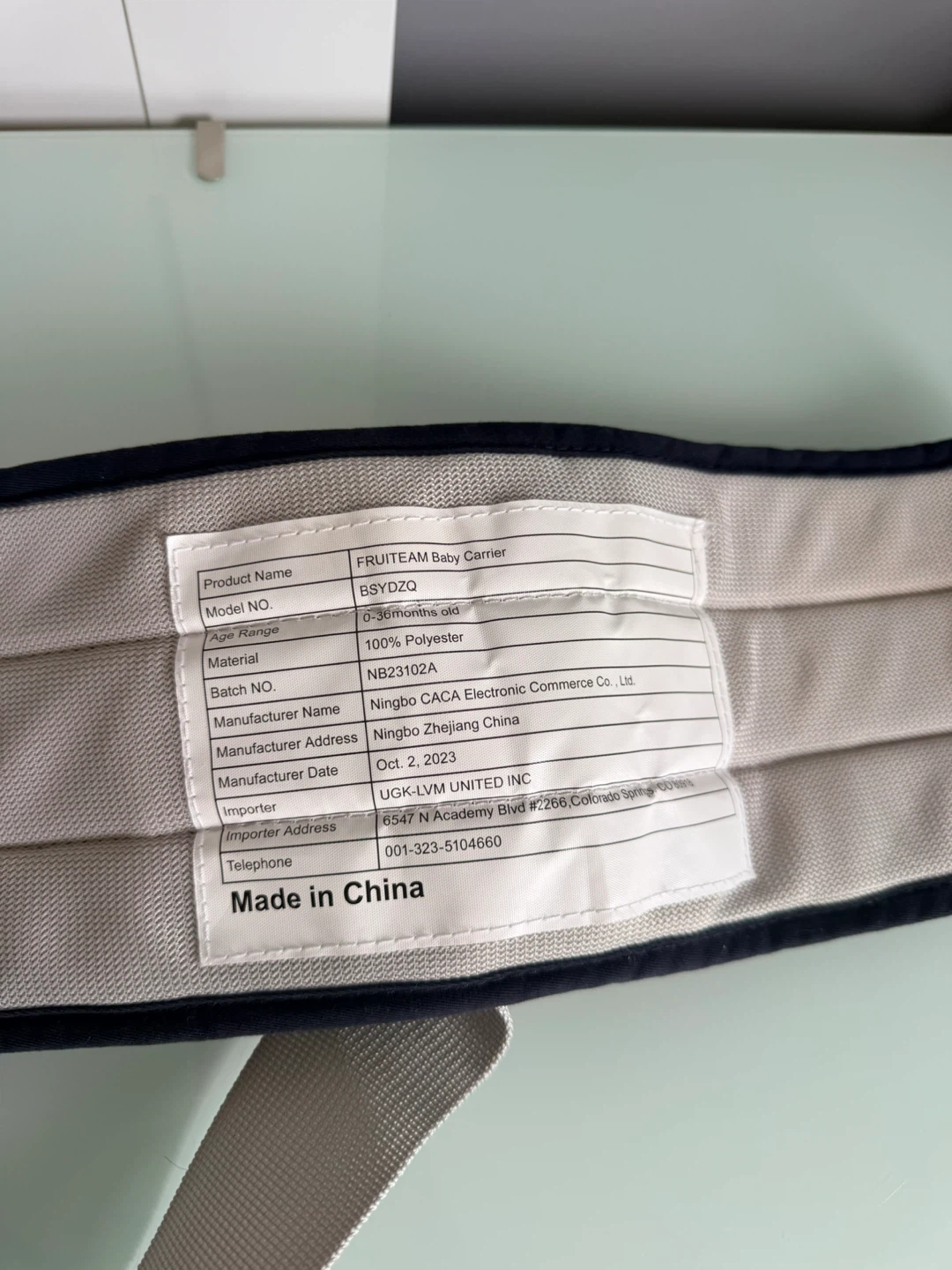 FRUITEAM Baby Carrier 0-36 months - photo 5