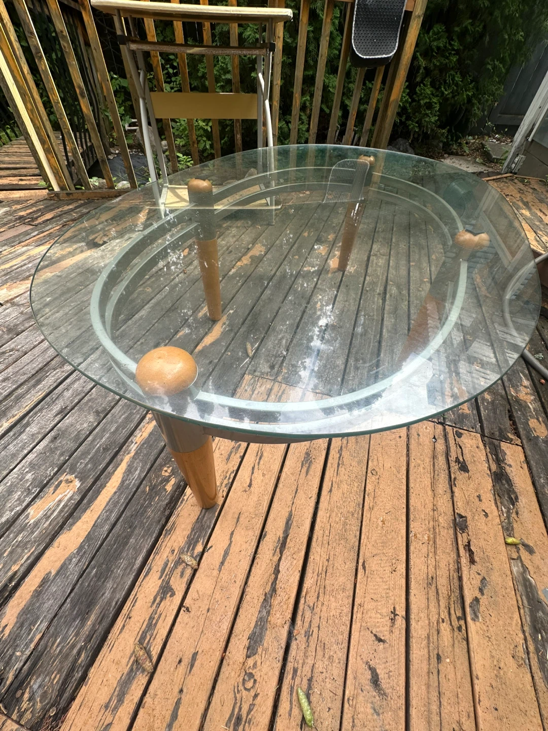 Glass Oval Coffee Table - photo 3