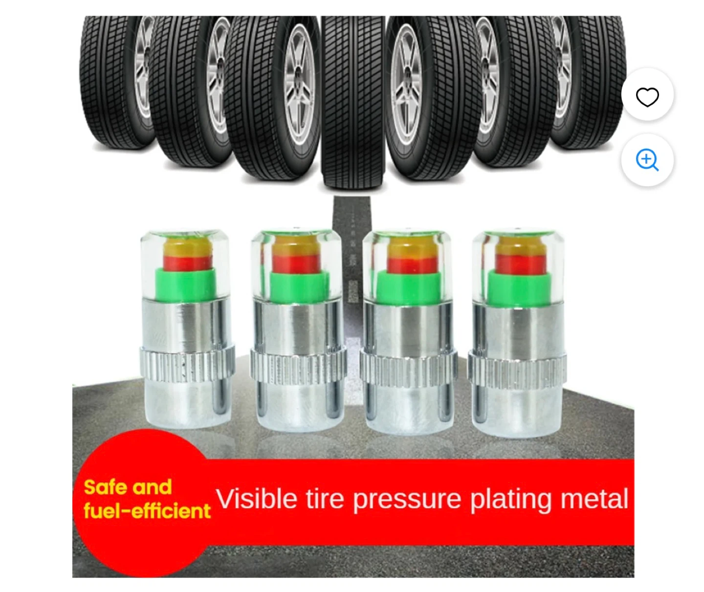 4x Air Alert Tire Valve Caps - photo 3