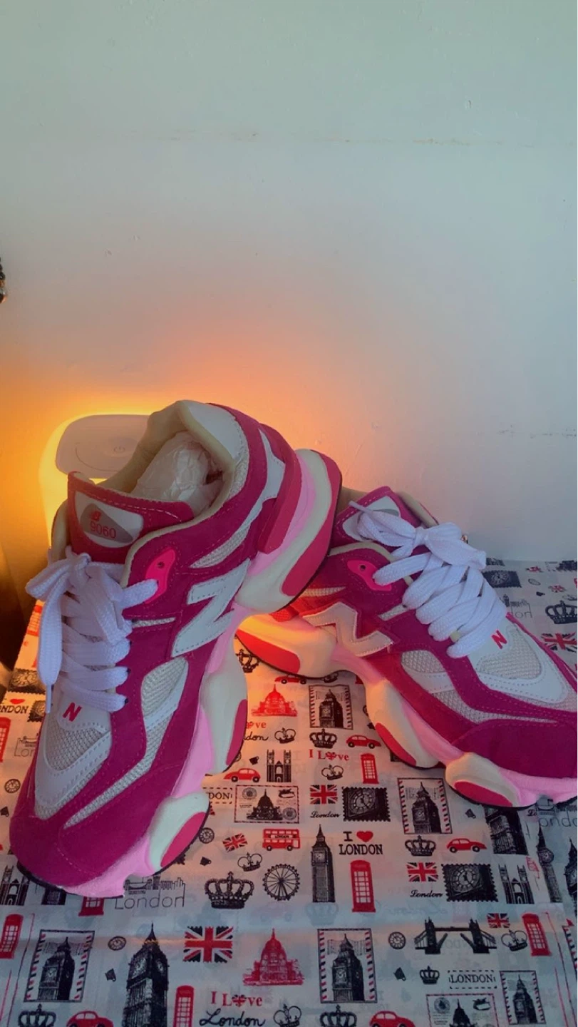 New Balance 9060 Pink White Sneakers