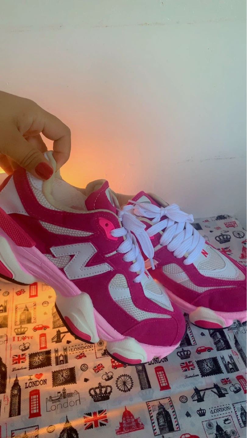 New Balance 9060 Pink White Sneakers - photo 2