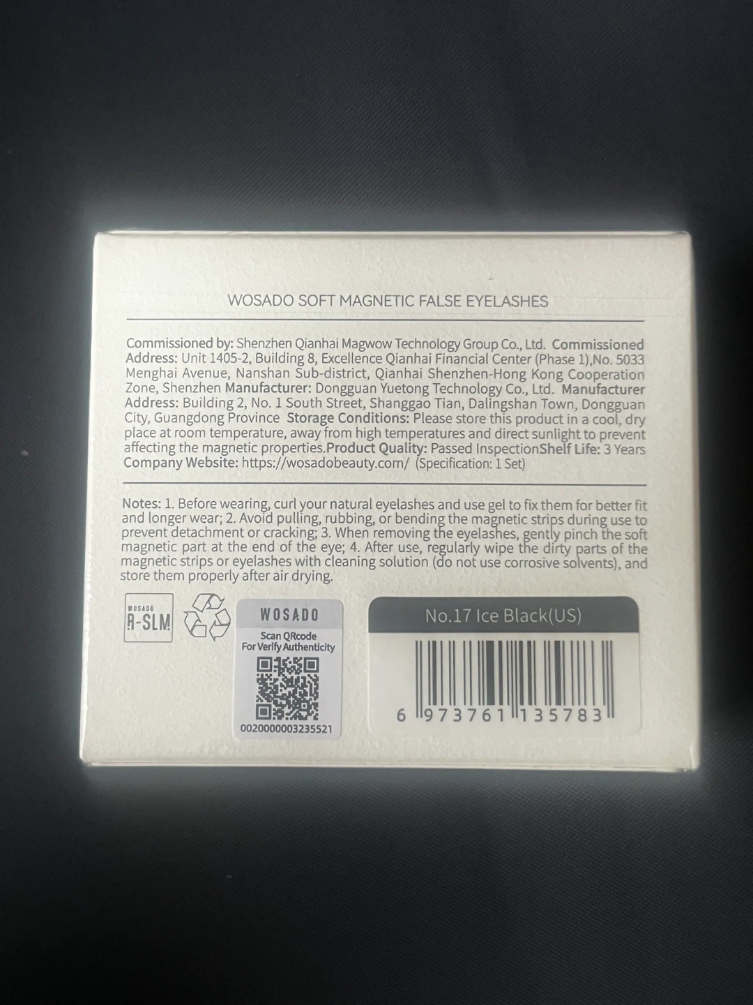 WOSADO Soft Magnetic False Eyelashes - No.17 Ice Black - photo 2