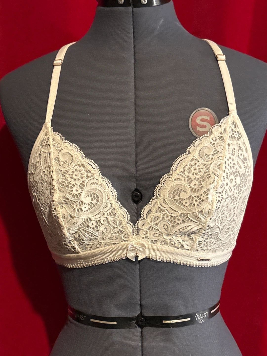 🥕La Vie en Rose Lace Bralette - Cream