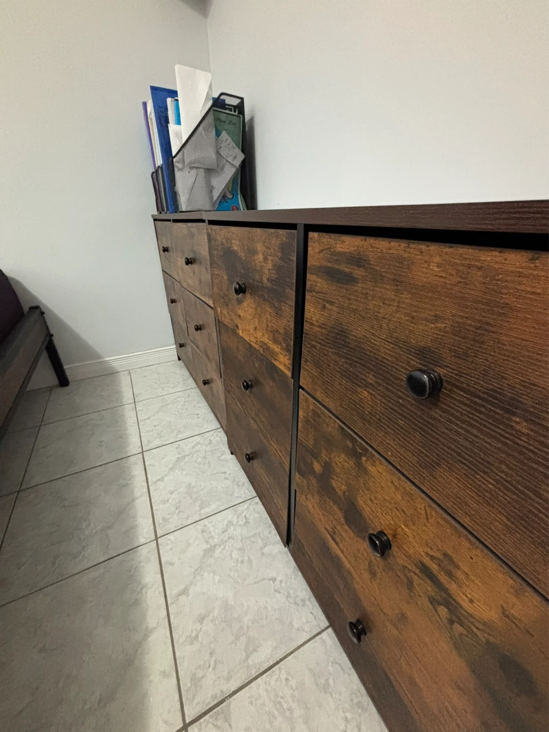 Rustic Wood Dresser and Storage Unit - photo 4