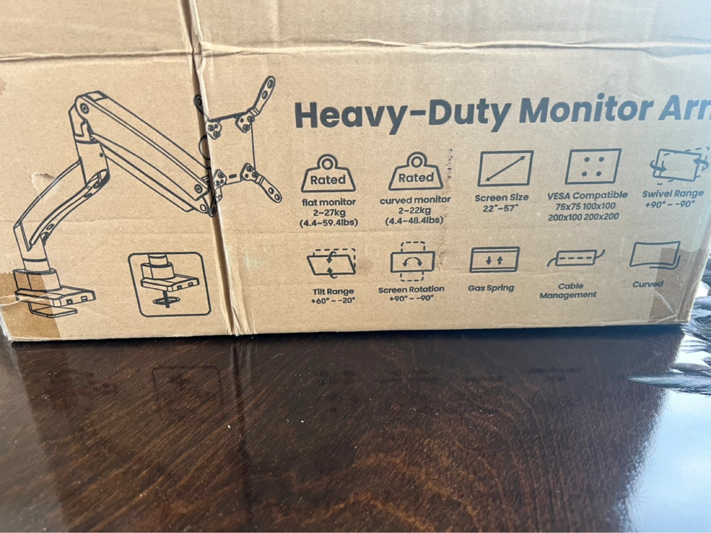 New: Ultrawide Monitor-Arm Heavy Duty 22-57‘’