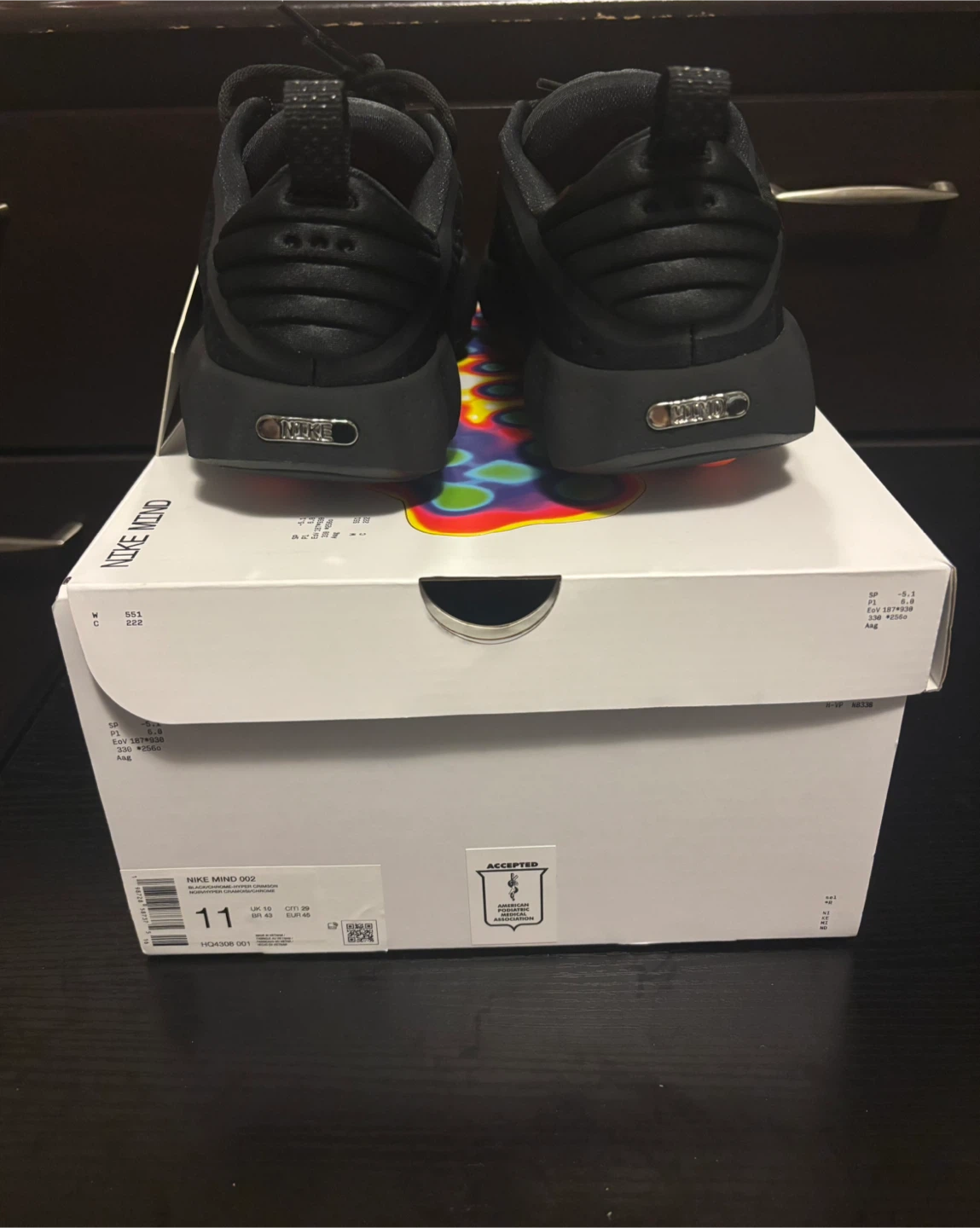 Nike Mind 002 Black size 11 Men’s/12.5 Women’s - photo 3