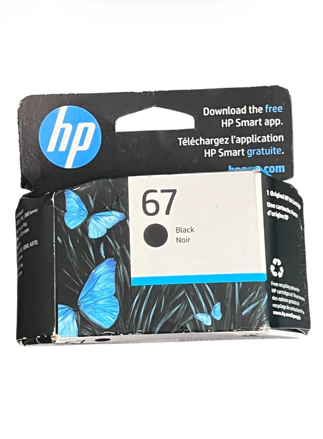 🖨️ HP 67 Black Ink Cartridge – Brand New & Sealed
