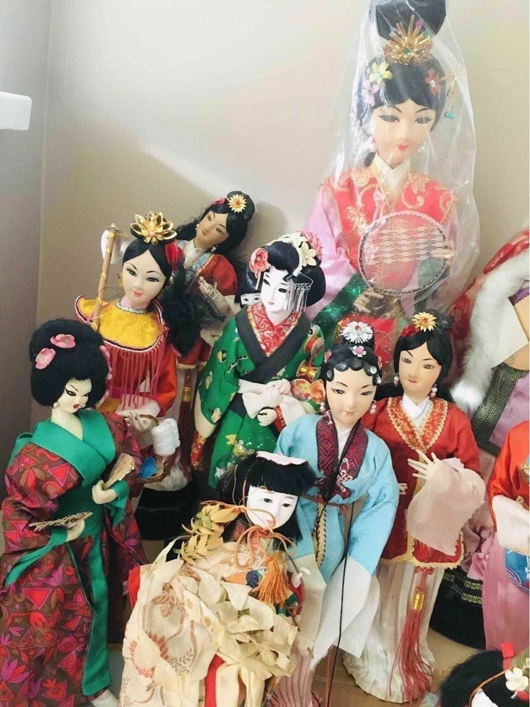 12 RARE Japanese ANTIQUE Dolls