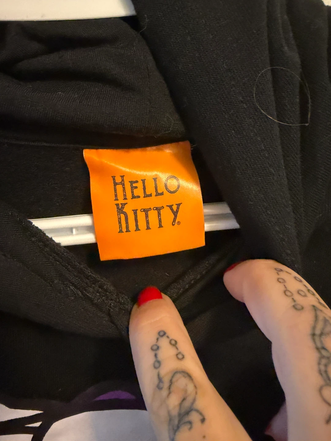 Kids Hello Kitty Black Hoodie - photo 2