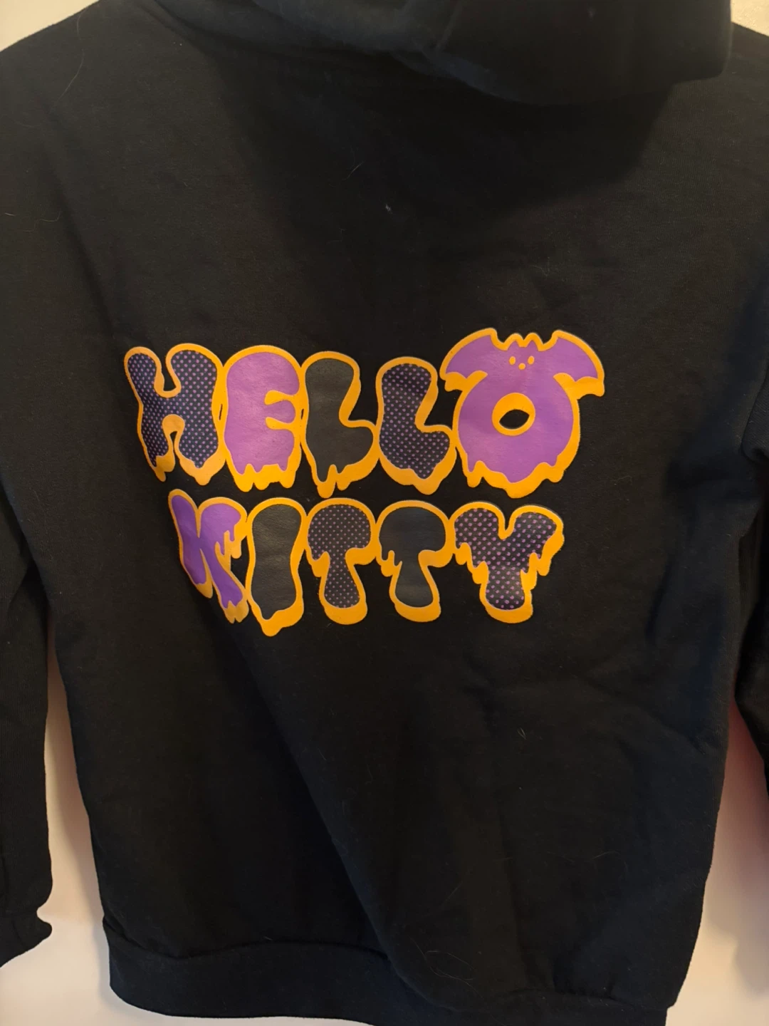 Kids Hello Kitty Black Hoodie - photo 4