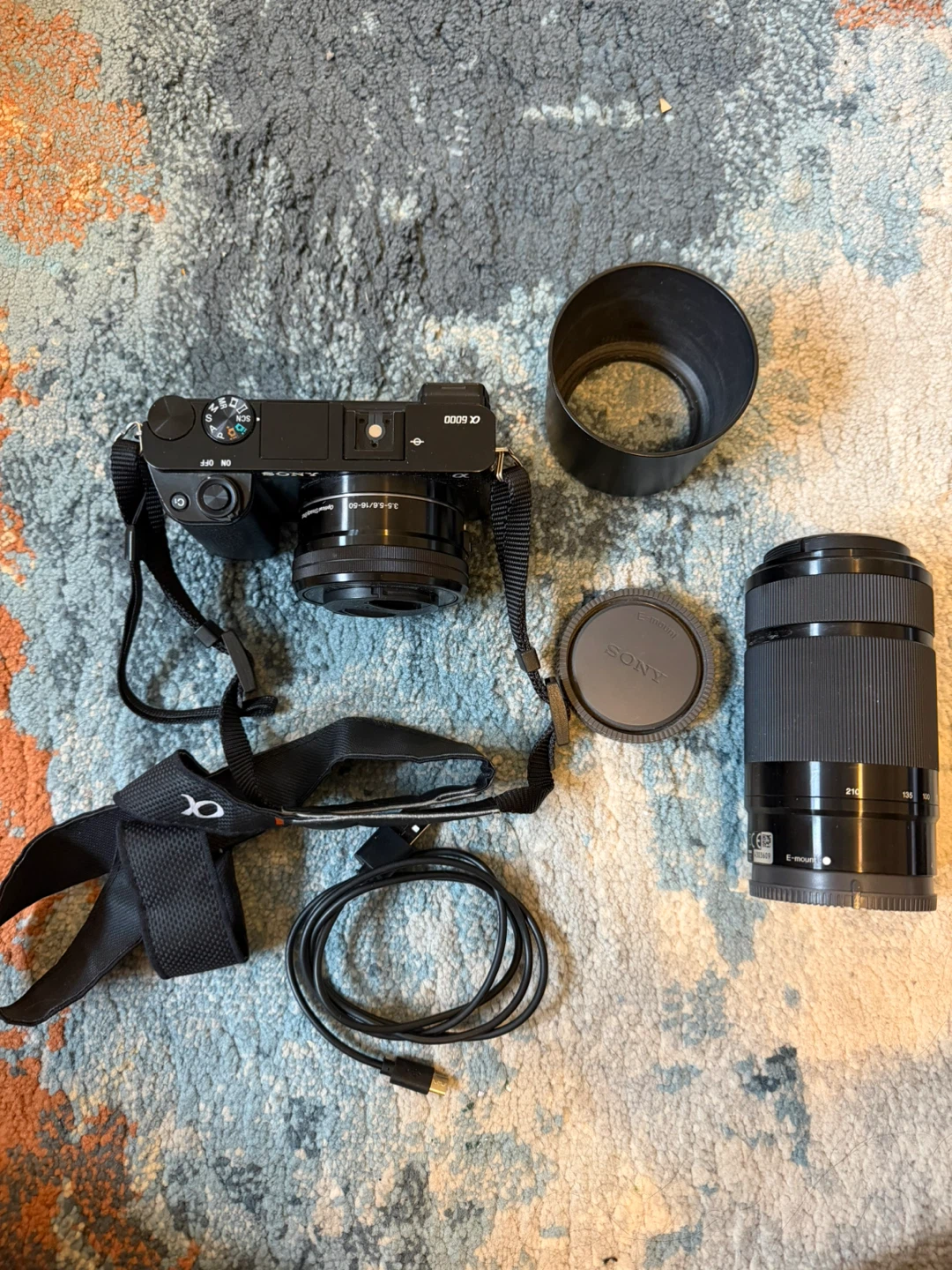 Sony Alpha a6000 Mirrorless Camera with 16-50mm Lens