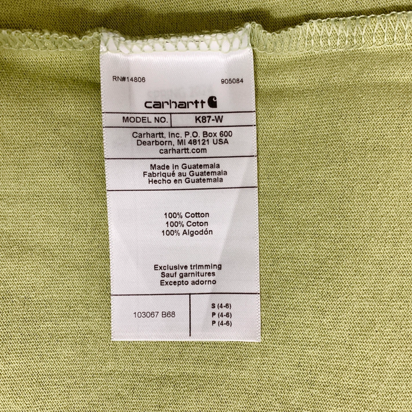 Carhartt Pocket T-Shirt Womens Size Small, X-Large Loose Fit NEW - photo 5