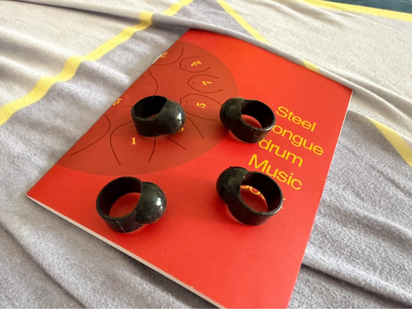 Steel Tongue Drum with Mallets and Finger Picks - photo 4