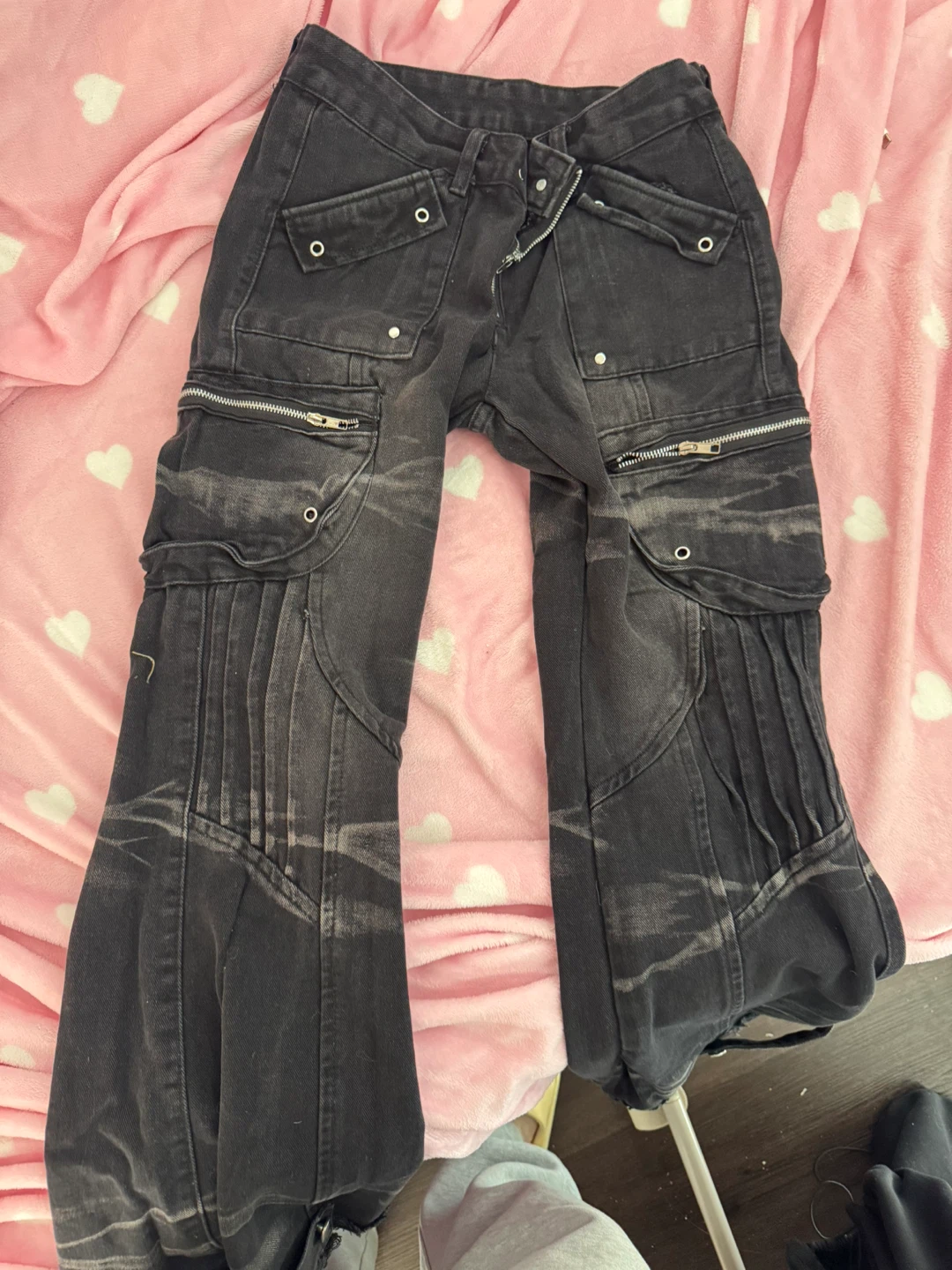 Women's Black Cargo Pants
