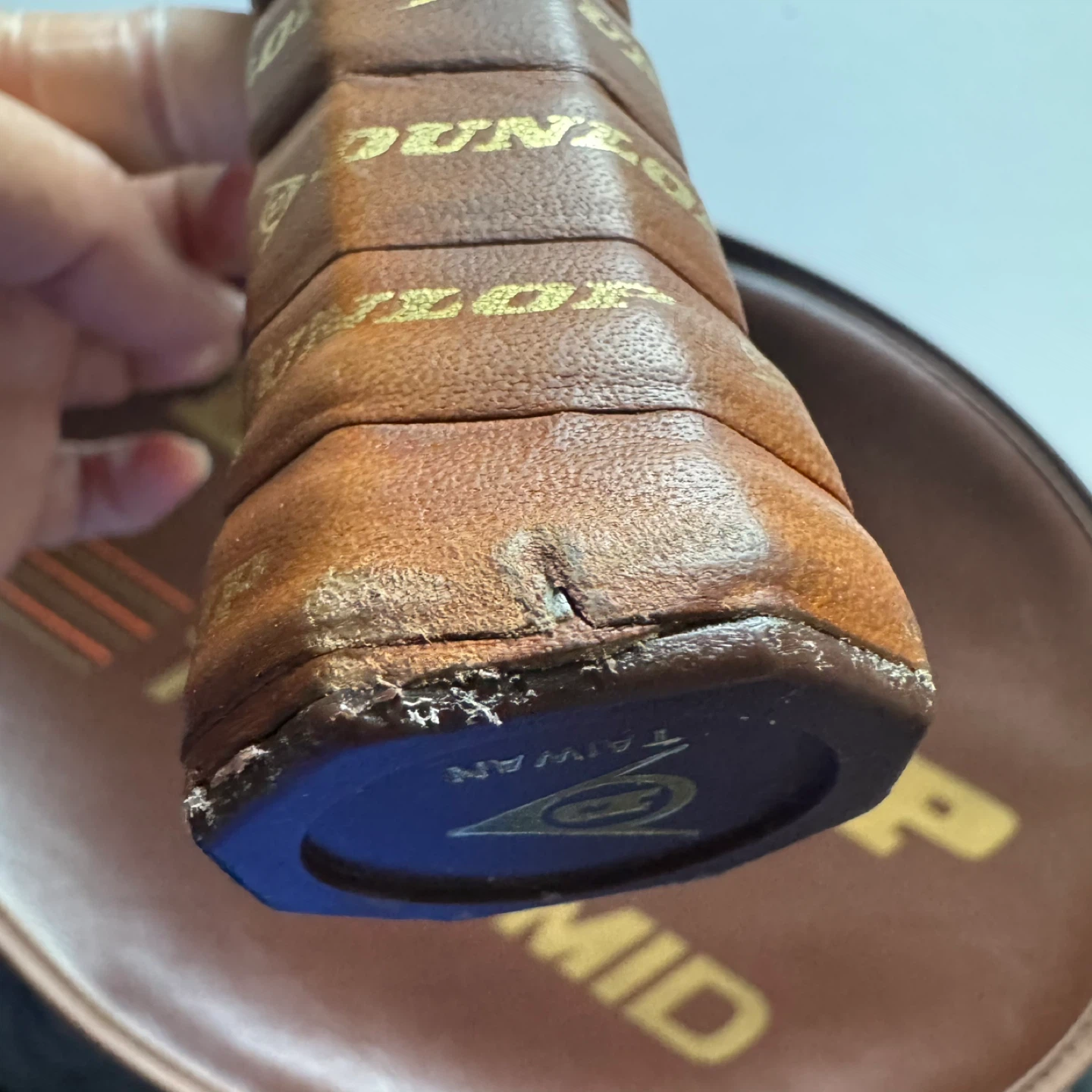 Vintage 1980’s Dunlop Titan Mid Tennis Racquet with Case - photo 4