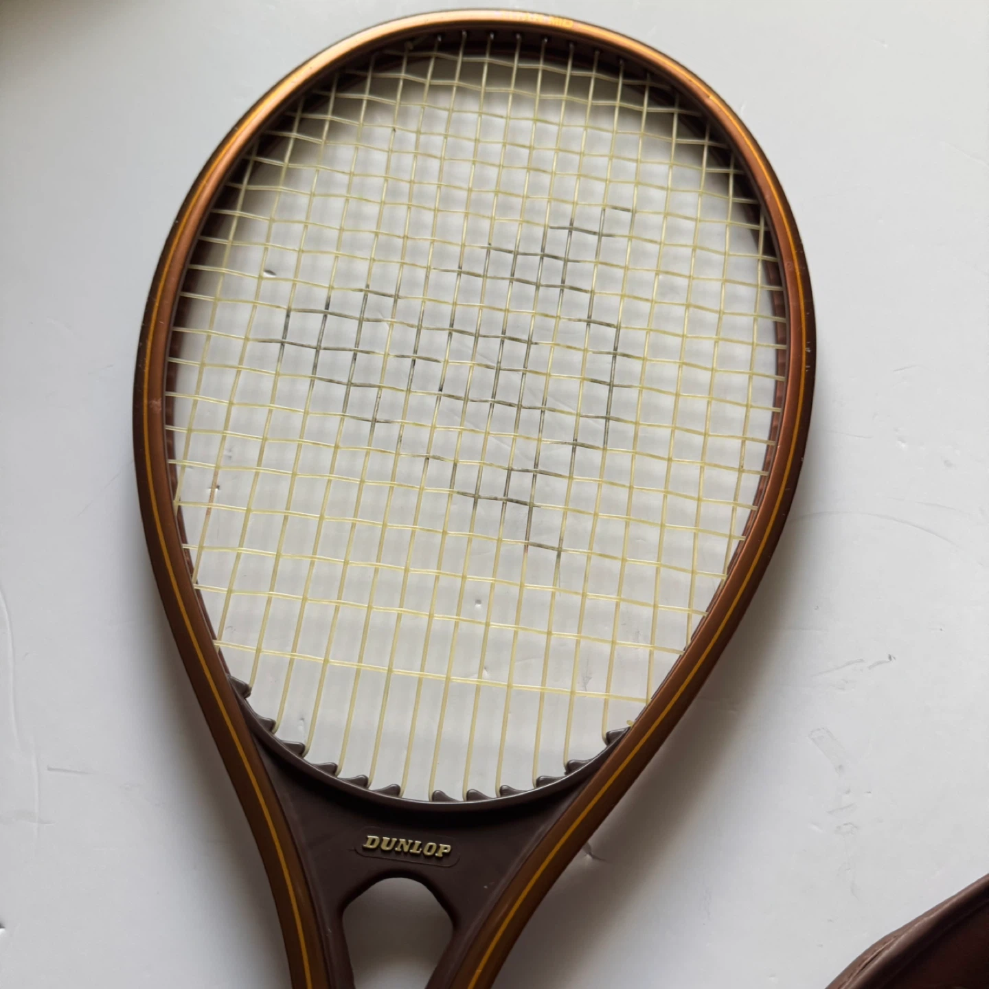 Vintage 1980’s Dunlop Titan Mid Tennis Racquet with Case - photo 3