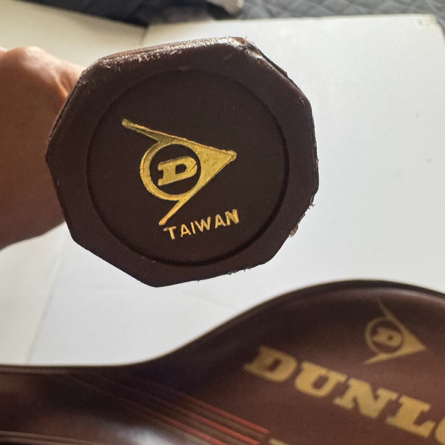 Vintage 1980’s Dunlop Titan Mid Tennis Racquet with Case - photo 5