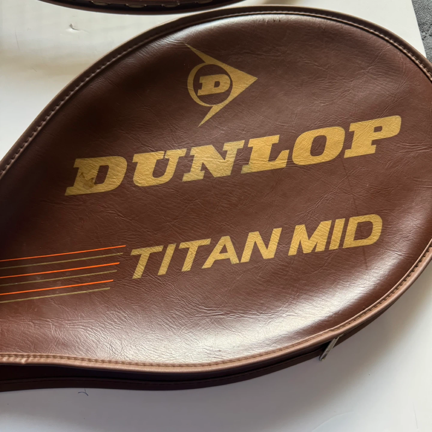 Vintage 1980’s Dunlop Titan Mid Tennis Racquet with Case - photo 2