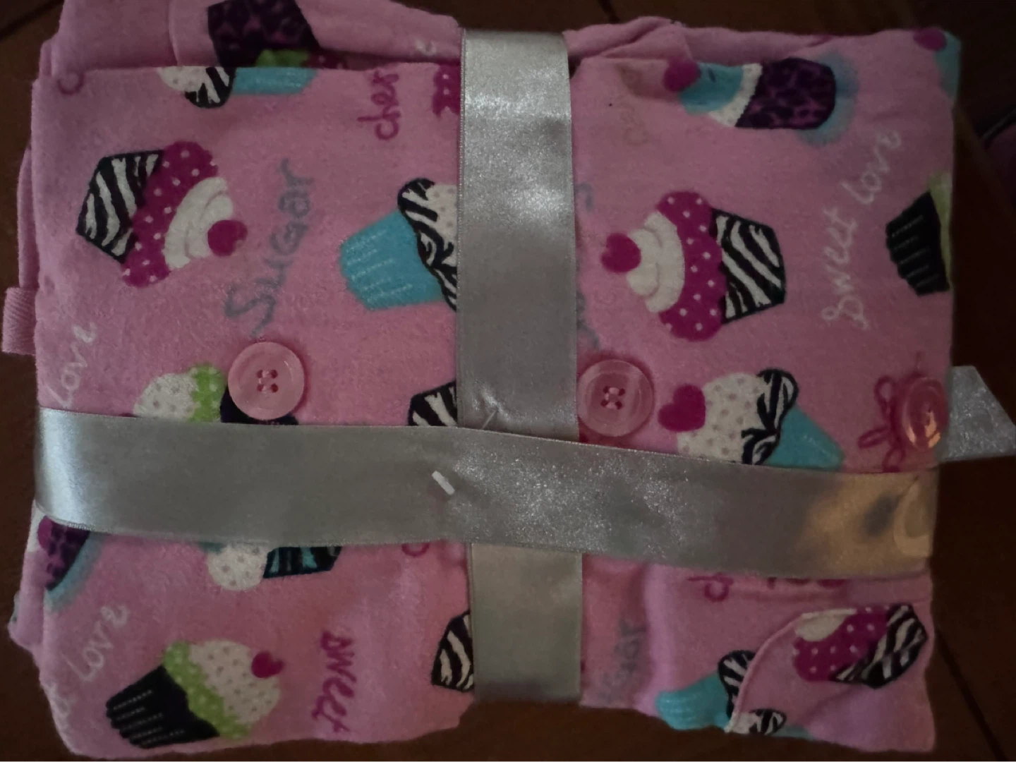 BRAND NEW Pink Cupcake Pajama Set - photo 3