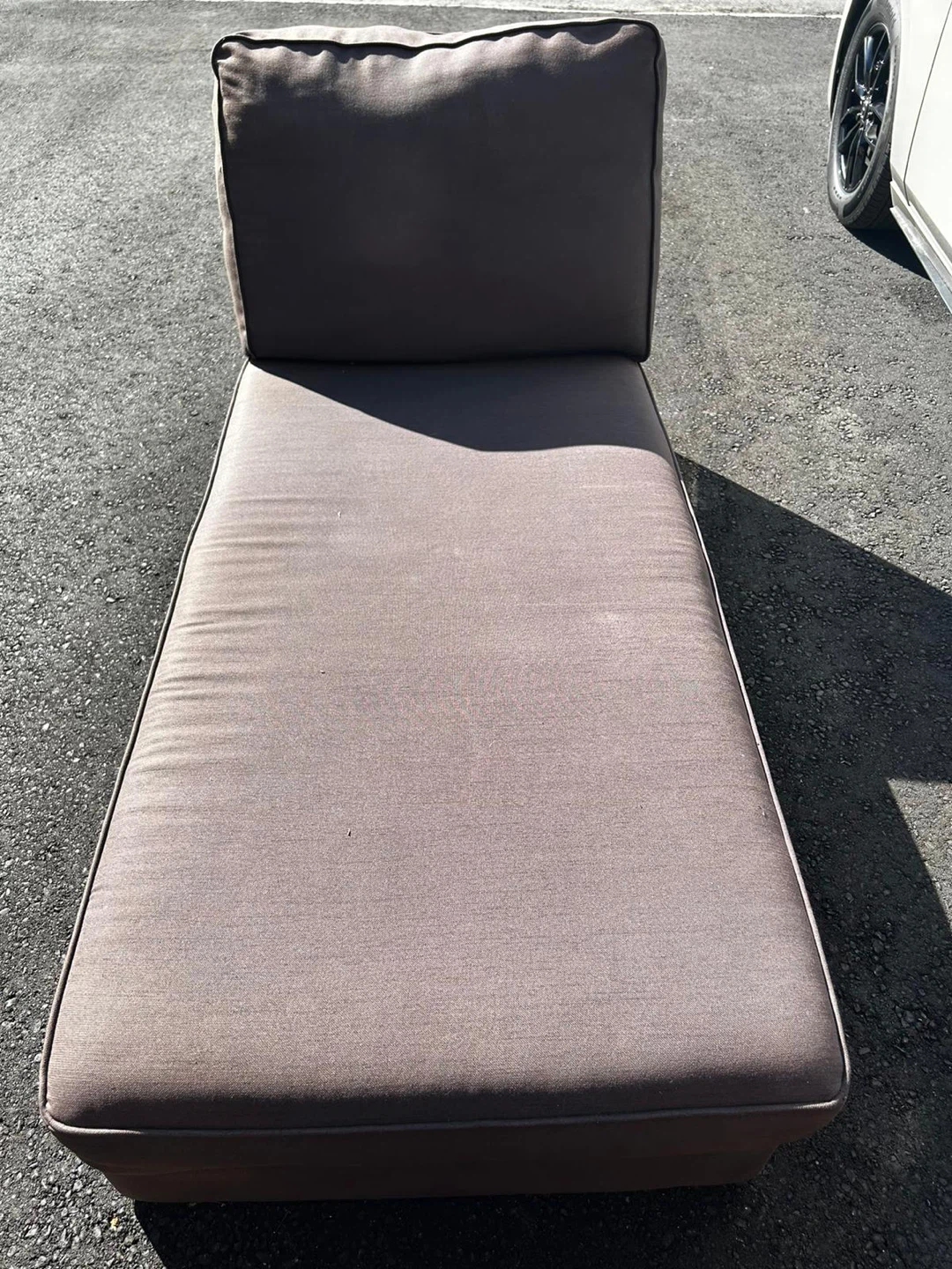 Brown Chaise Lounge Chair - photo 2