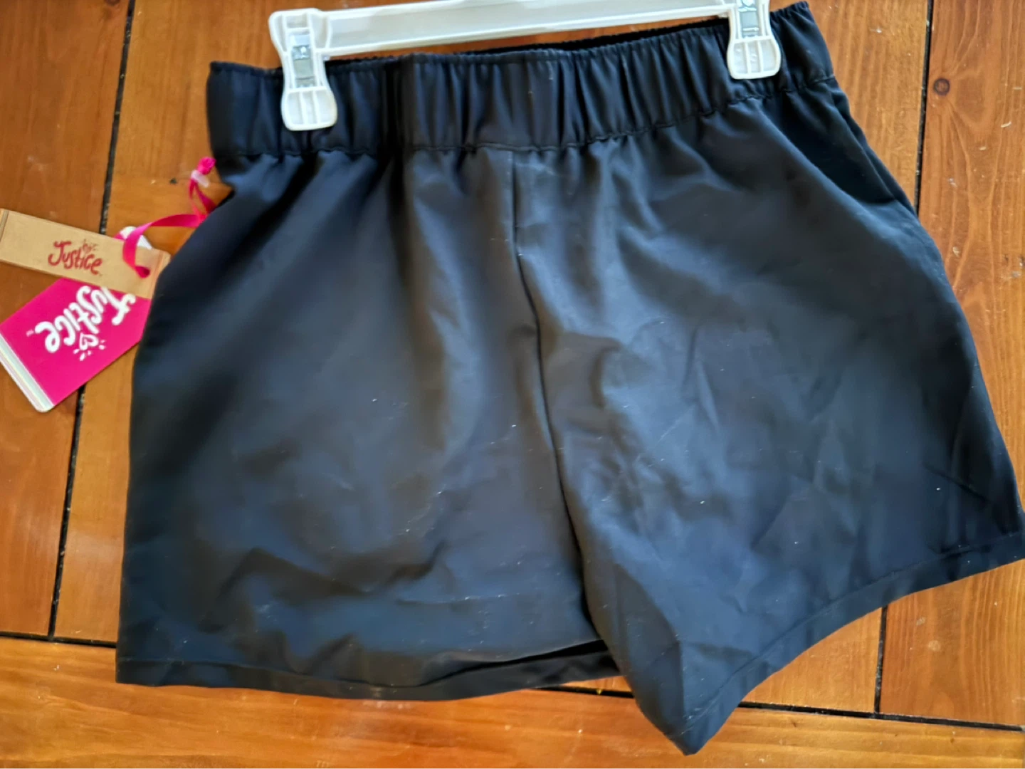 BRAND NEW Justice Swim Sporty  Shorts Size L (12/14) Black - photo 4