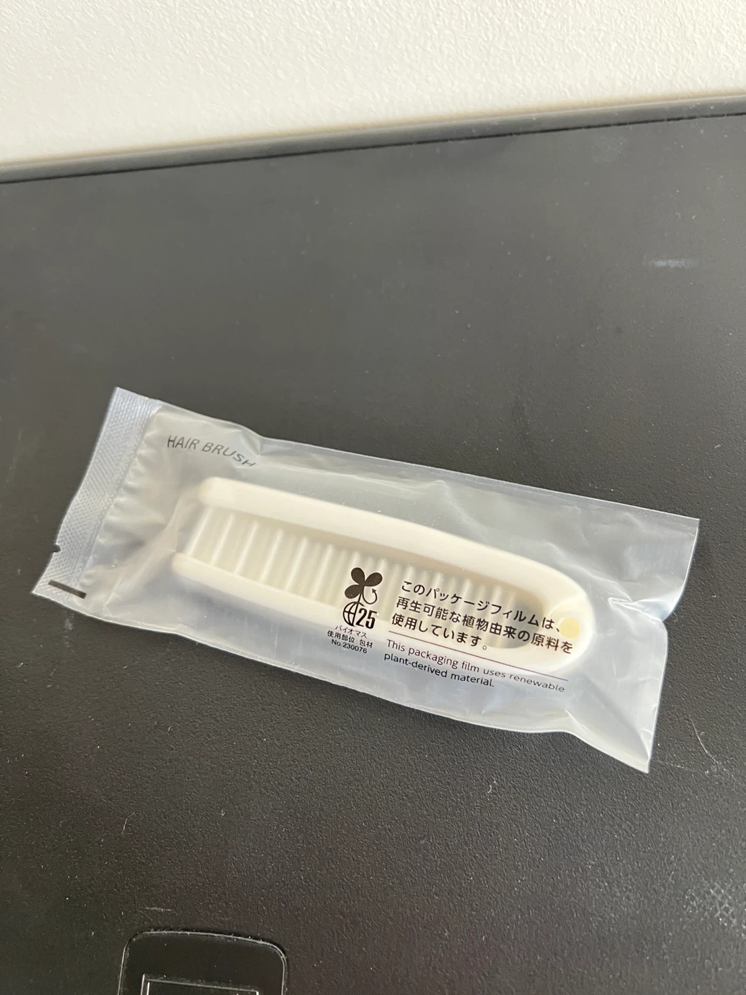 White Plastic Hair Comb